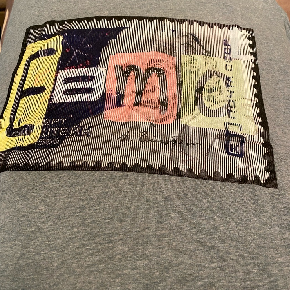 Albert Einstein changing image T Shirt new without tags